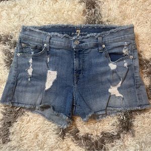 7 for all mankind Jean shorts